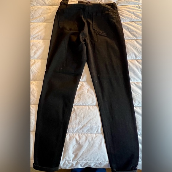 NWT Solo Til black high rise ankle push up jeans. Juniors size 7. Skinny jeans. - Picture 4 of 8